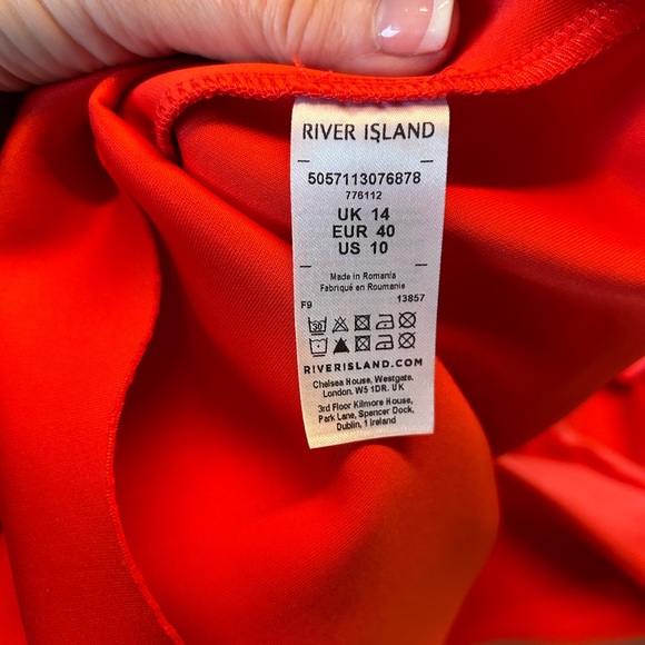 Red Party, Cocktail Dress, size 12 - Picture 2 of 4